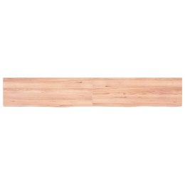 Półka, jasnobrązowa, 180x30x4 cm, lite drewno dębowe Lumarko!