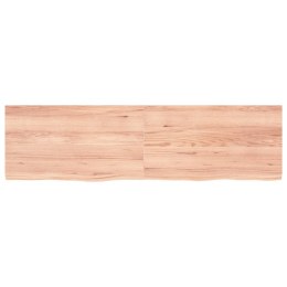 Półka, jasnobrązowa, 180x50x4 cm, lite drewno dębowe Lumarko!
