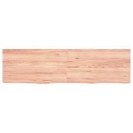 Półka, jasnobrązowa, 180x50x6 cm, lite drewno dębowe Lumarko!