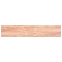 Półka, jasnobrązowa, 200x40x4 cm, lite drewno dębowe Lumarko!