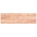 Półka, jasnobrązowa, 200x60x4 cm, lite drewno dębowe Lumarko!