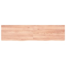 Półka, jasnobrązowa, 160x40x4 cm, lite drewno dębowe Lumarko!