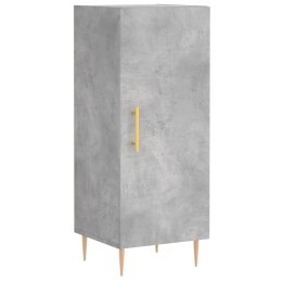 VidaXL Szafka, szarość betonu, 34,5x34x90 cm, materiał drewnopochodny