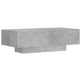 VidaXL Stolik kawowy, szarość betonu, 100x49,5x31 cm