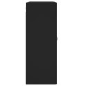 VidaXL Szafka wisząca, czarna, 69,5x34x90 cm, materiał drewnopochodny