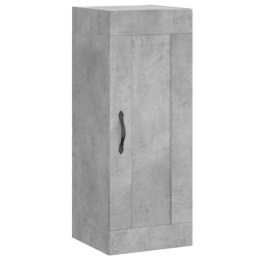 VidaXL Szafka wisząca, szarość betonu, 34,5x34x90 cm