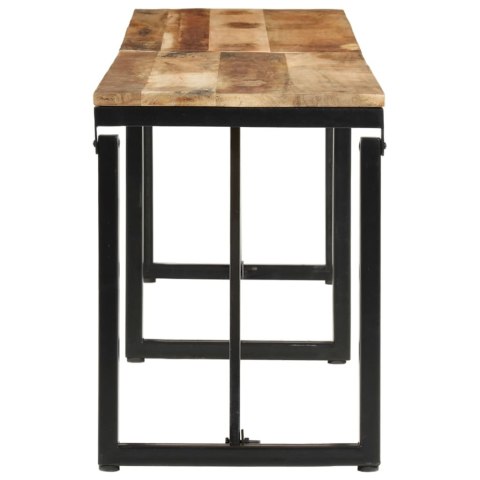 VidaXL Ławka, 160x35x46 cm, lite drewno mango