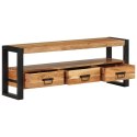 Szafka pod TV, 120x30x45 cm, lite drewno akacjowe Lumarko!