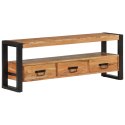 Szafka pod TV, 120x30x45 cm, lite drewno akacjowe Lumarko!