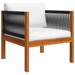 Krzesło ogrodowe z poduszką, lite drewno akacjowe Lumarko!