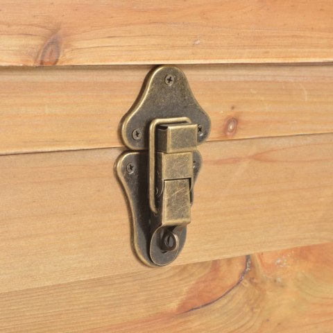 VidaXL Skrzynia ze schowkiem, siedzisko z poduszką, 80x40x40 cm, MDF