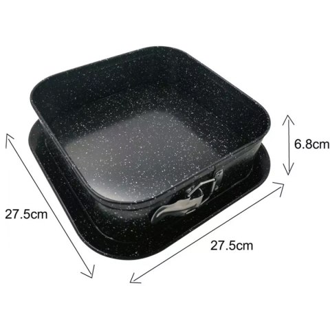 FORMA DO CIASTA 27x27cm KINGHOFF KH-1791 ROZPINANA Lumarko!