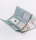 Kompaktowy skórzany portfel z zewnętrzną portmonetką na bigiel — Lorenti Lumarko!