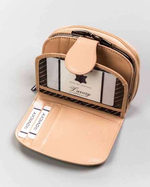 Portfel damski skórzany 43972-CIS-3320 BEIGE Lumarko!