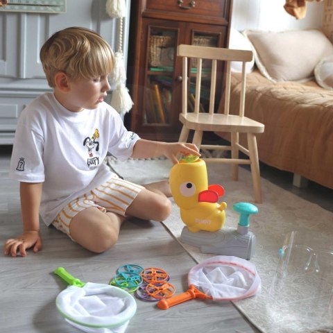 WOOPIE Gra Zręcznościowa Złap Frisbee Wyrzutnia Dysków Lumarko!