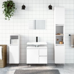 3-cz. zestaw mebli łazienkowych, biały, materiał drewnopochodny Lumarko!