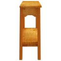 Stolik konsolowy z szufladami, 90x30x75 cm, drewno mahoniowe Lumarko!