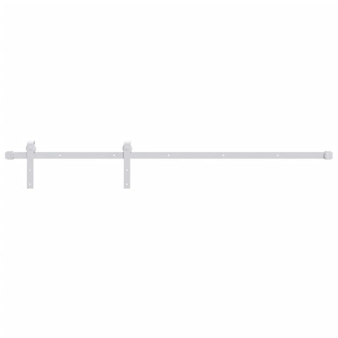 VidaXL Drzwi przesuwne z osprzętem, 95x210 cm, lite drewno sosnowe