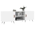 Szafka pod TV, biała, 150x30x50 cm, materiał drewnopochodny Lumarko!
