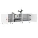 Szafka pod TV, biała, 150x30x50 cm, materiał drewnopochodny Lumarko!