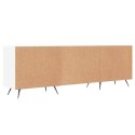Szafka pod TV, biała, 150x30x50 cm, materiał drewnopochodny Lumarko!