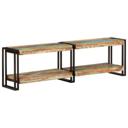 VidaXL Szafka pod TV, 140x30x40 cm, lite drewno odzyskane
