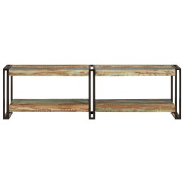 VidaXL Szafka pod TV, 140x30x40 cm, lite drewno odzyskane