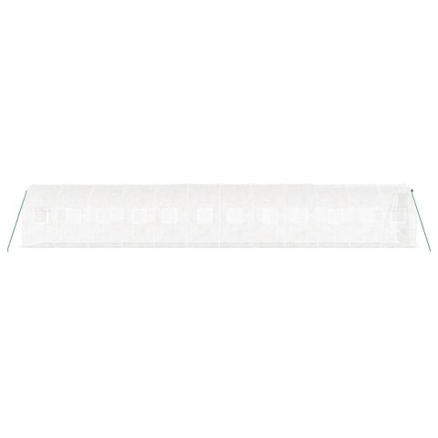 Szklarnia ze stalową ramą, biała, 24 m², 12x2x2 m Lumarko!
