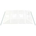 Szklarnia ze stalową ramą, biała, 16 m², 4x4x2 m Lumarko!