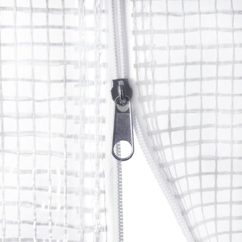 Szklarnia ze stalową ramą, biała, 72 m², 24x3x2 m Lumarko!