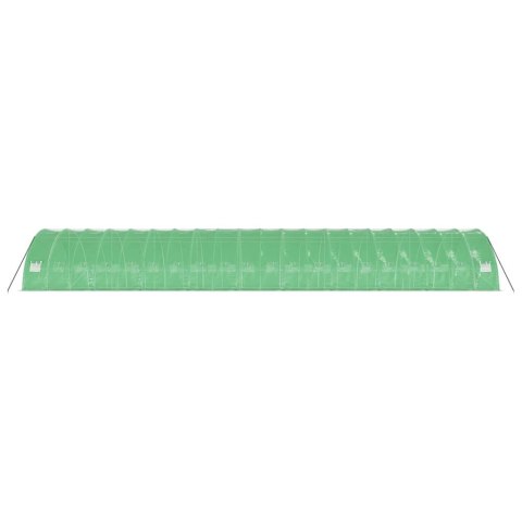 Szklarnia ze stalową ramą, zielona, 120 m², 20x6x2,85 m