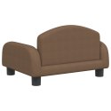 Sofa dla dzieci, brązowa, 50x40x30 cm, obita tkaniną Lumarko!