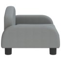 Sofa dla dzieci, jasnoszara, 50x40x30 cm, obita tkaniną Lumarko!