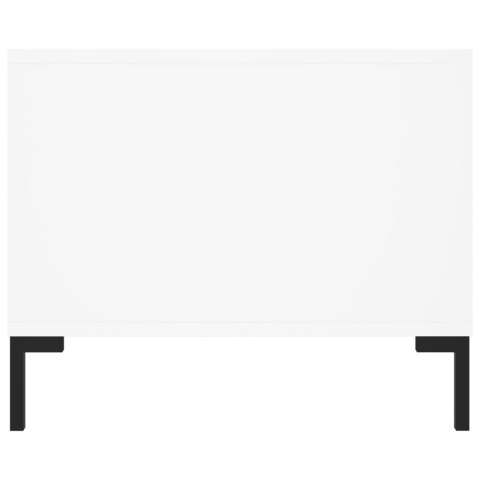 VidaXL Stolik kawowy, biały, 102x50x40 cm, materiał drewnopochodny