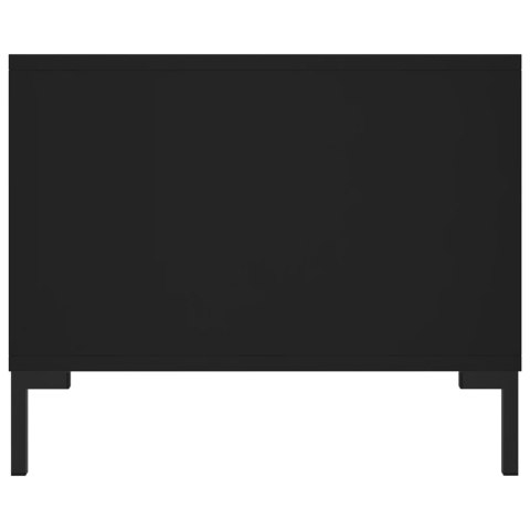 VidaXL Stolik kawowy, czarny, 102x50x40 cm, materiał drewnopochodny