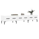 VidaXL Szafka pod TV, biała, 150x36x30 cm, materiał drewnopochodny