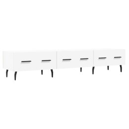VidaXL Szafka pod TV, biała, 150x36x30 cm, materiał drewnopochodny