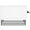 VidaXL Szafka pod TV, biała, 150x36x30 cm, materiał drewnopochodny