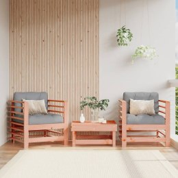 VidaXL Fotele ogrodowe z poduszkami, 2 szt., lite drewno daglezjowe