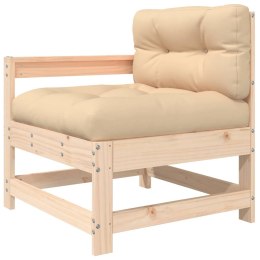 Fotel ogrodowy z poduszkami, lite drewno sosnowe Lumarko!