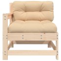 Fotele ogrodowe z poduszkami, 2 szt., lite drewno sosnowe Lumarko!