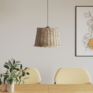 Klosz lampy wiszącej, brązowy, Ø40x26 cm, wiklina Lumarko!