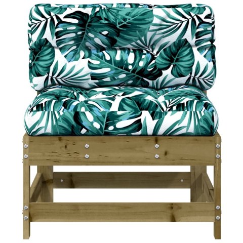 Siedzisko środkowe z poduszkami, impregnowane drewno sosnowe Lumarko!