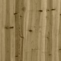 VidaXL Podnóżek ogrodowy z poduszką, impregnowane drewno sosnowe