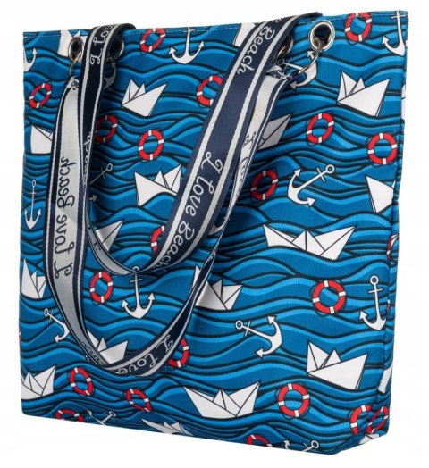 Letnia, plażowa shopperka z poliestru Lumarko!