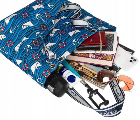 Letnia, plażowa shopperka z poliestru Lumarko!