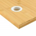 VidaXL Blat do biurka, 110x60x2,5 cm, bambusowy