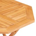  Składany stolik ogrodowy, 85x85x76 cm, lite drewno tekowe Lumarko!