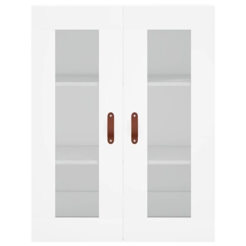 Witrynka, biała, 69,5x34x180 cm, materiał drewnopochodny Lumarko!