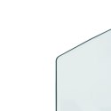 VidaXL Panel kominkowy, szklany, 120x60 cm